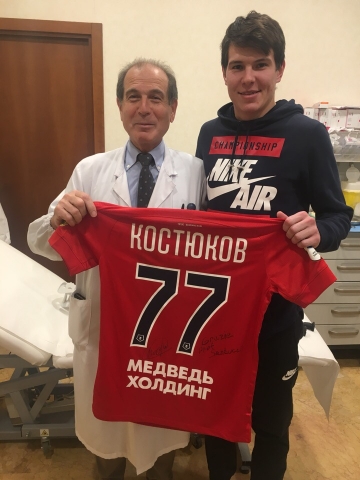 Контрольный осмотр Михаила Костюкова
