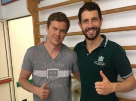 Андрей Стась в клинике "Вилла Стюарт"