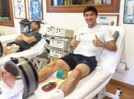 Футбол: Сборная  Казахстана, физиотерапия для Элдоса Ахметова