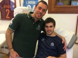 Андрей Алексеев проходит курс физиотерапии в клинике